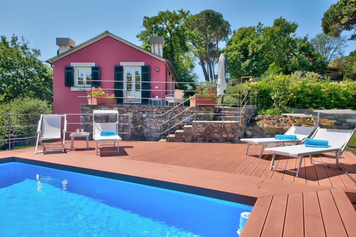 I Giardini Di Camogli - Villa Sarvia, Garden&Pool Eksteriør bilde